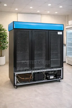 Commercial Display Fridge – Side View (Durable Body)