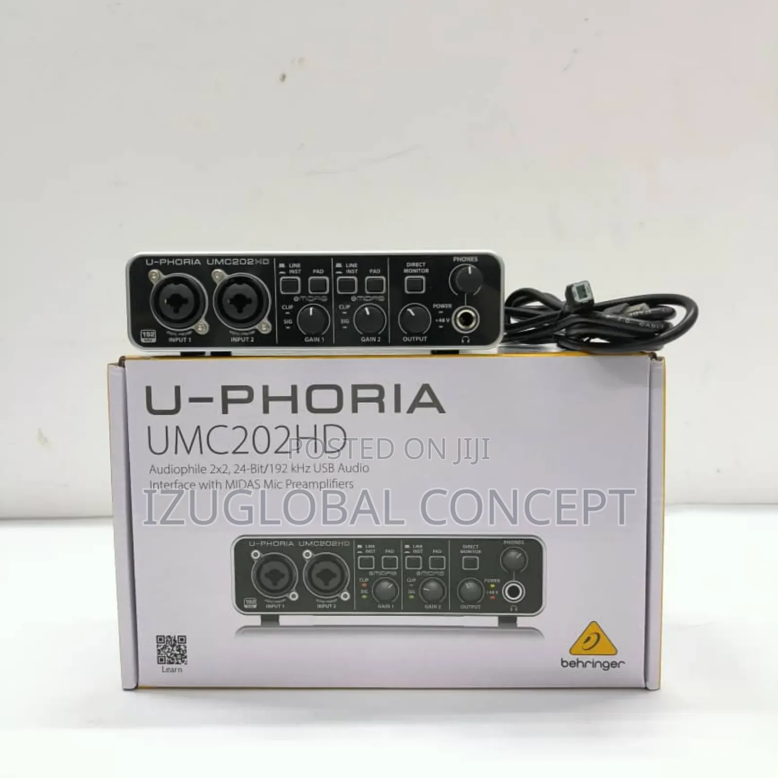 Behringer U-Phoria Umc202hd Usb 2.0 Audio Interface