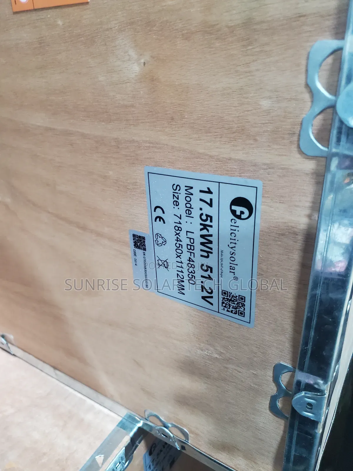 17.5kwh51.2v Felicity Lithium Battery