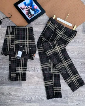 Designer Checked Colorful Trousers