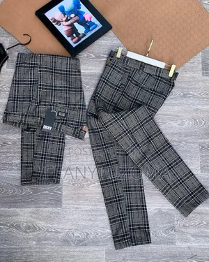 Designer Checked Colorful Trousers