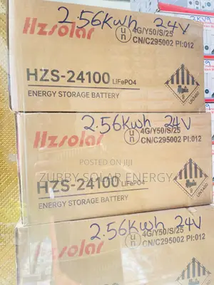 2.5kwh 24v HZS Lithium Battery