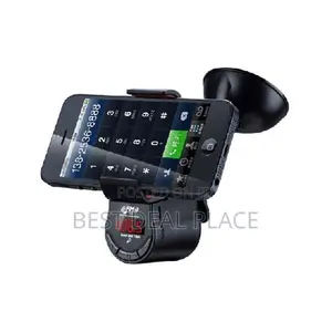 Car Phone Holder Fm Transmitter With Mp3 Player