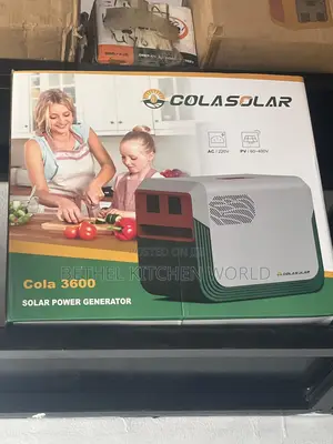 3600 Watt Cola Solar Generator With Panels