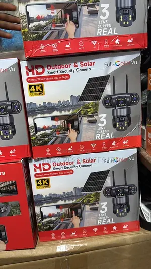 3lens Solar PTZ 4g Camera V380 Pro