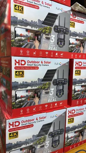3lens Solar PTZ 4g Camera V380 Pro