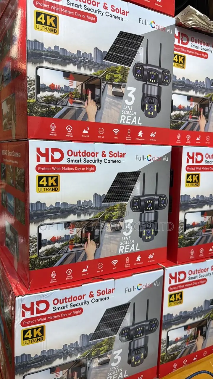 3lens Solar PTZ 4g Camera V380 Pro