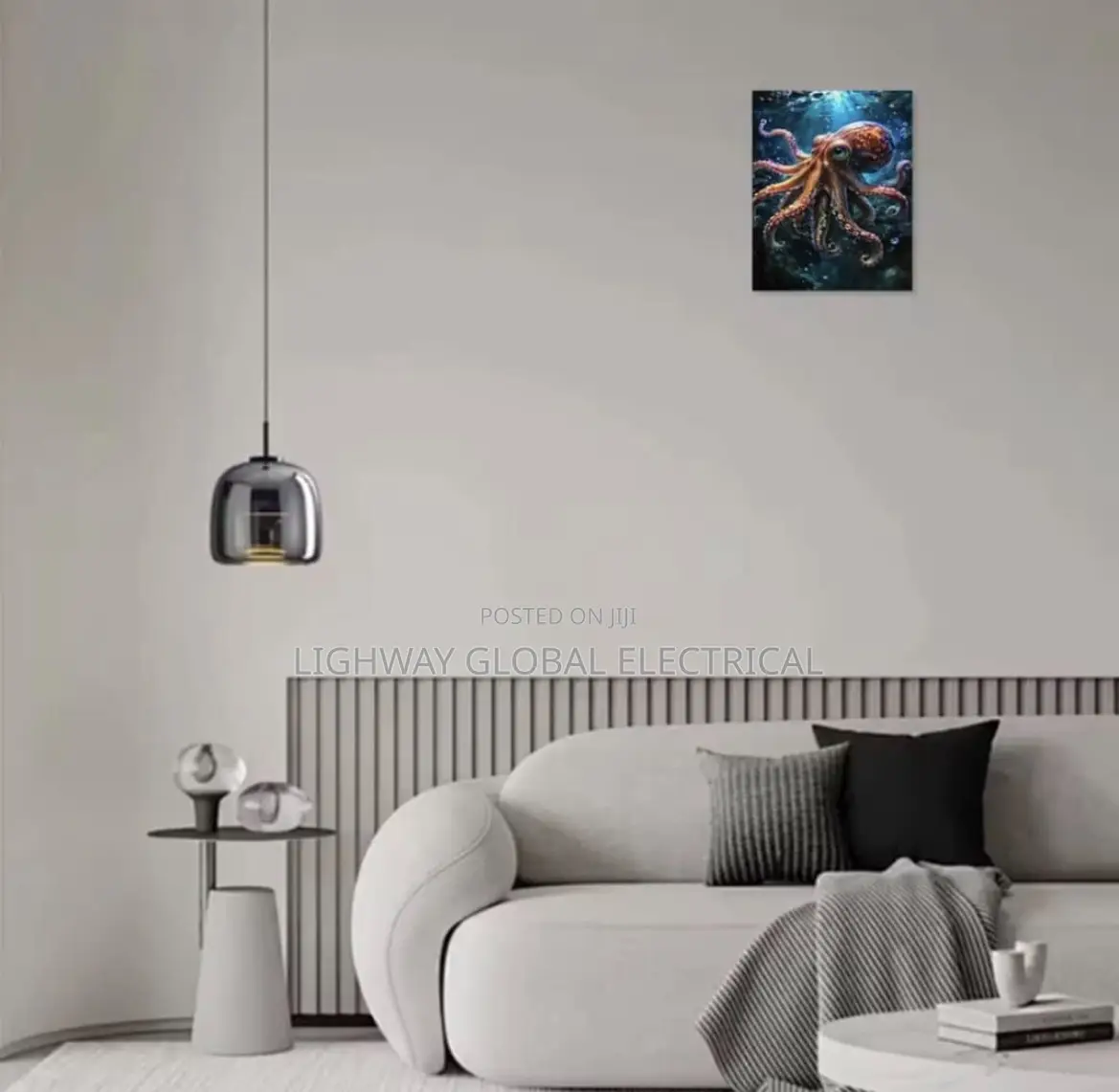 Glass Nordic Bedside Lamp
