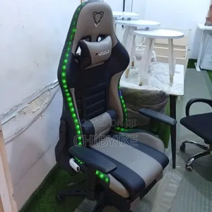 Furgle Gaming Chair With Light Black and Gray