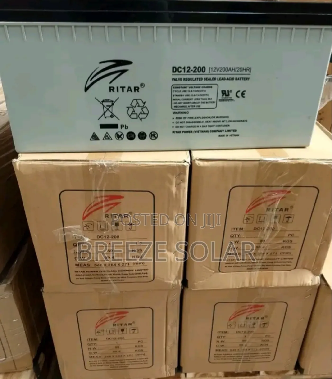 Solar Gel Battery Rita