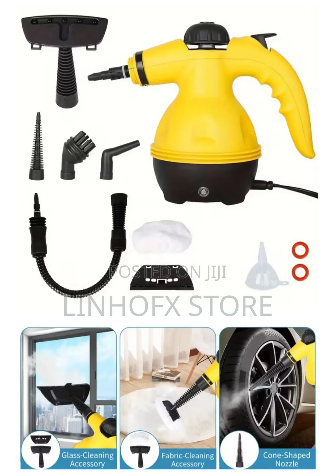 Hand-Held High Temperature Steam Cleaner
