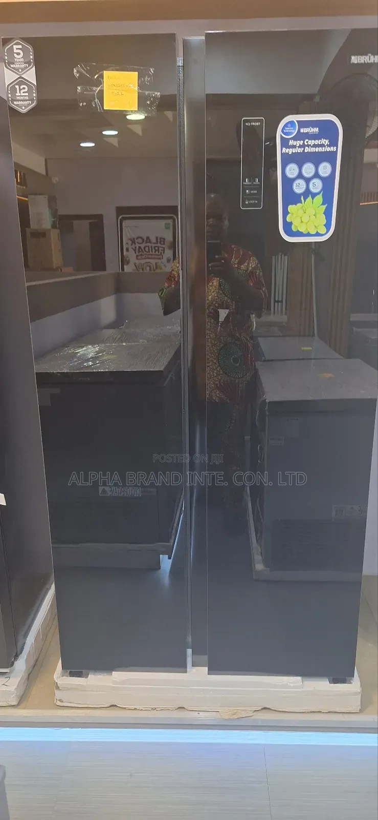Bruhm 529 Side by Side Fridge
