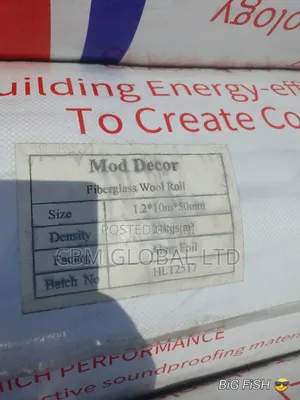50mm Fiberglass With Aluminum Foil