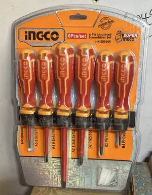 6pcs Insulated Screwdriver Set Ingco