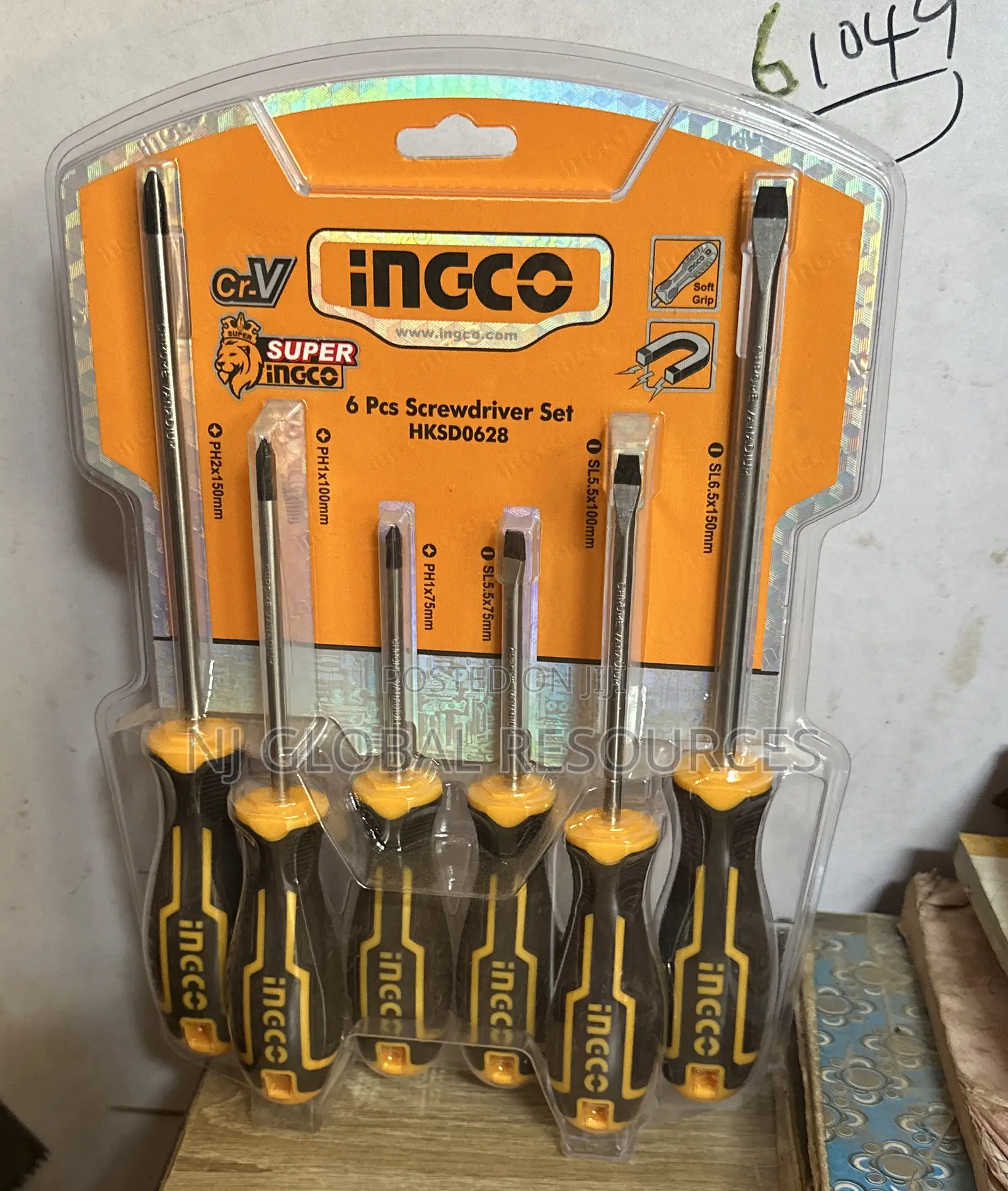 6pcs Screwdriver Set Ingco