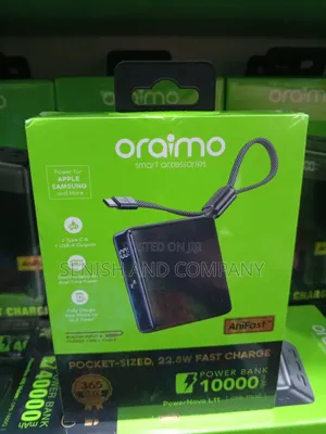 Oraimo Power Bank 10000mah 22.5w