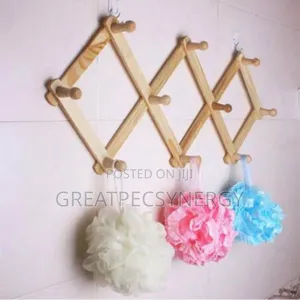 Wooden Adjustable Hanger - Bag and Hat Hanger