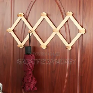 Wooden Adjustable Hanger - Bag and Hat Hanger