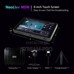 Neolive Md8 Portable Multi-Cam Live Streaming Studio -
