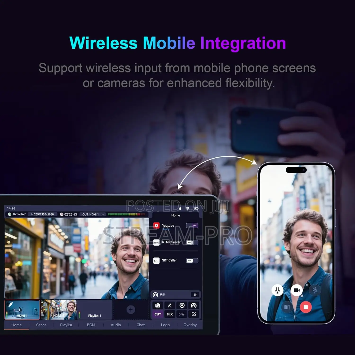 Neolive Md8 Portable Multi-Cam Live Streaming Studio -