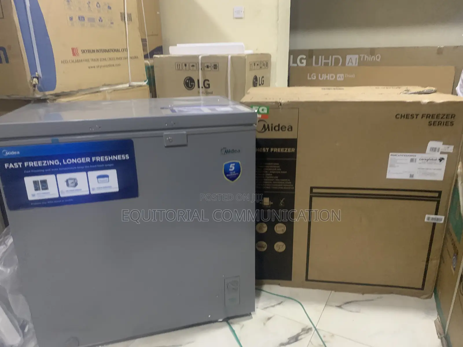 Midea 198l Freezer – Long Cooling Retention