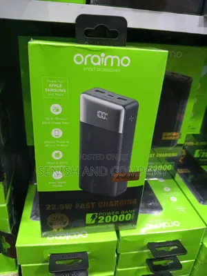Oraimo Power Bank 20000mah 22.5w