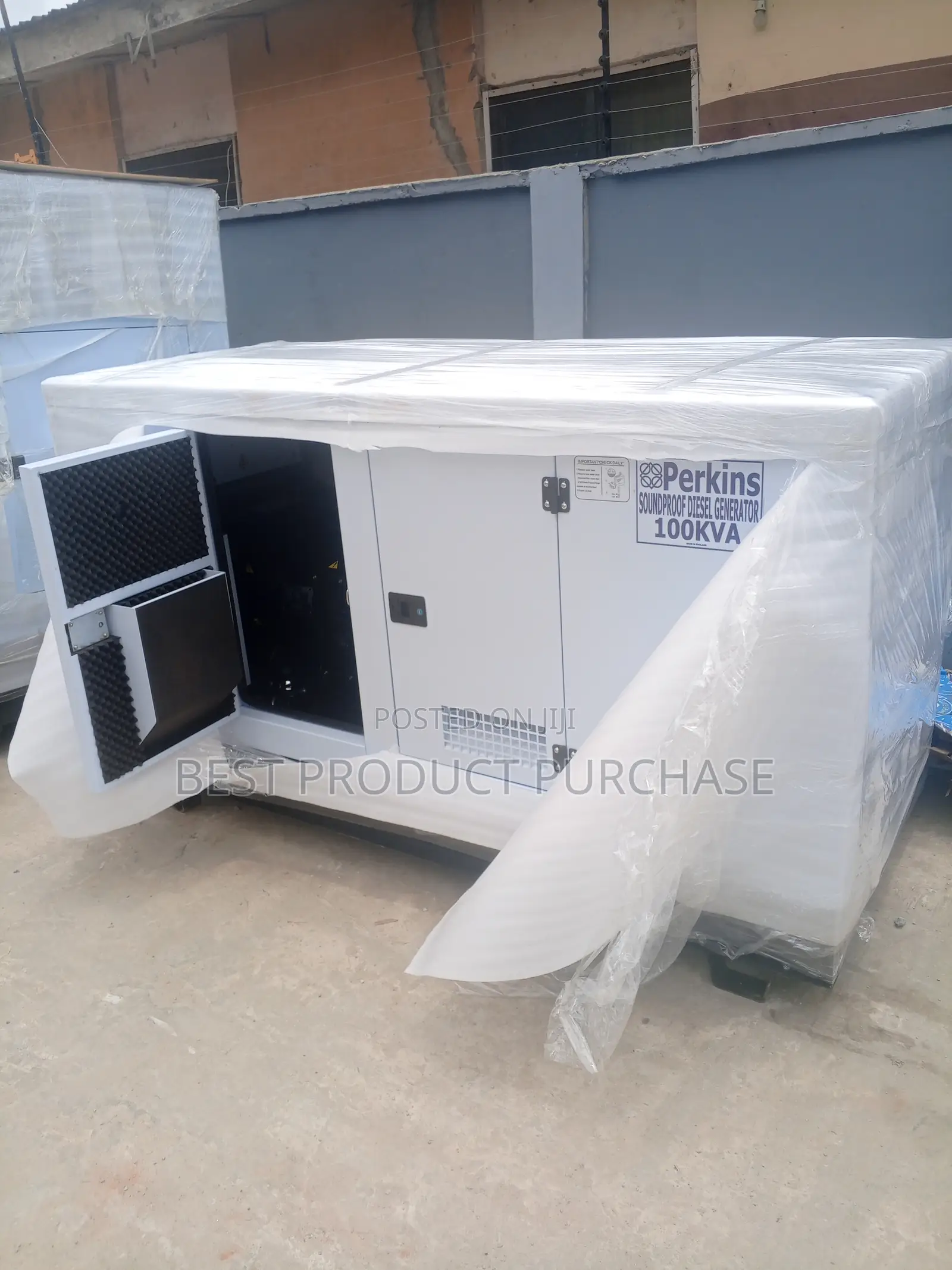 Silent 100kva Perkins Gen for Production Lines