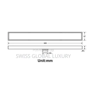 High Quality 60cm Tiles Inside Floor Drain