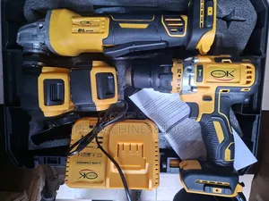 Cordless Grinder and Cordless Impact Drill Combo