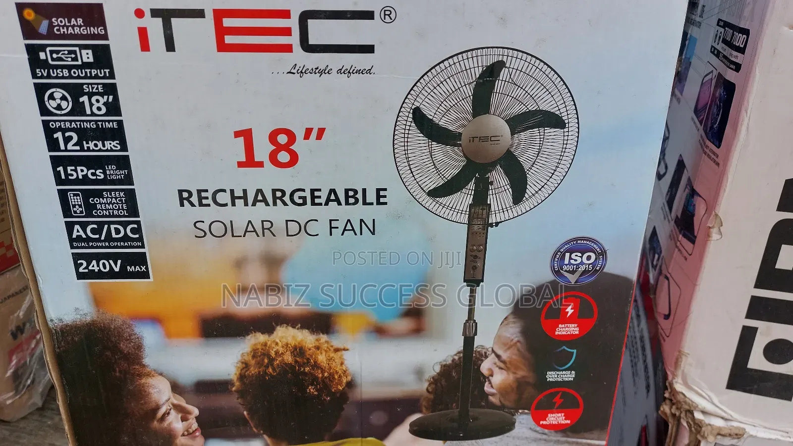 Soler Rechargeable Fan