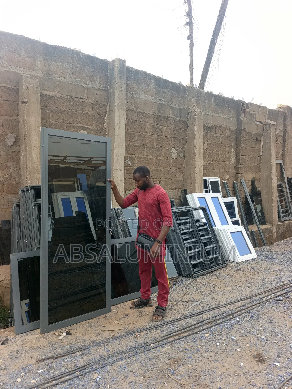 Aluminium Ghana Sliding Door