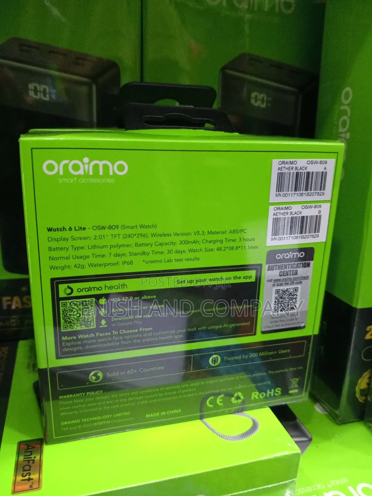 Oraimo Watch 6 Lite