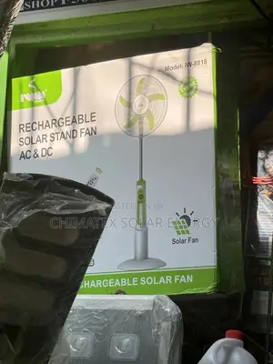 18-Inch Iwin Iw-8818 Rechargeable Solar Standing Fan Very Affordable