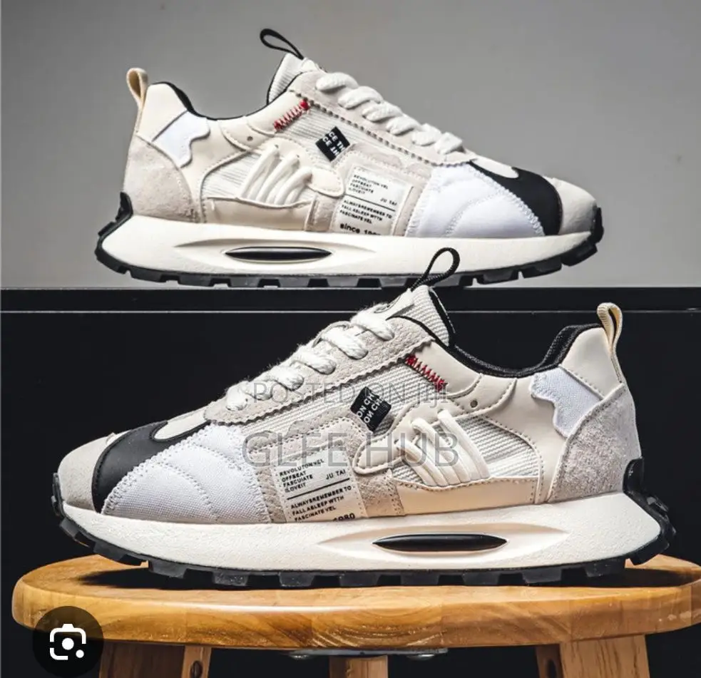 Distressed Pattern Stock Sneakers
