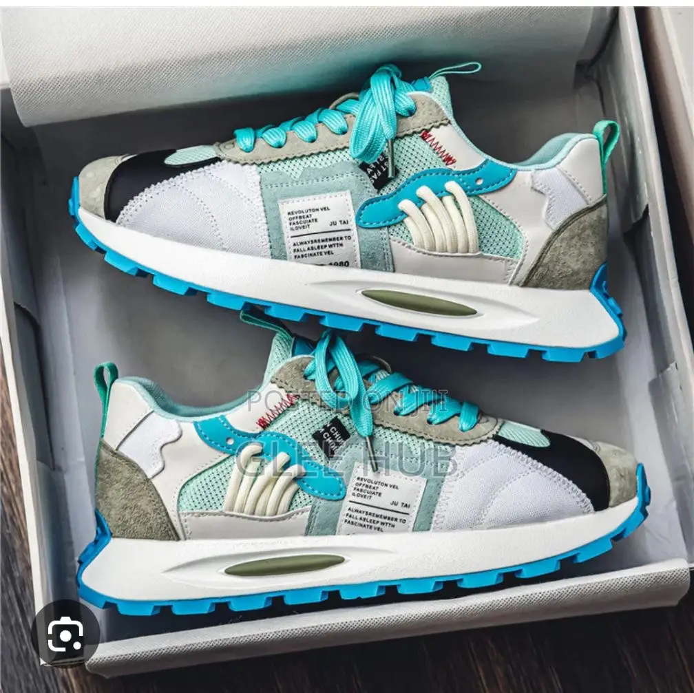 Distressed Pattern Stock Sneakers