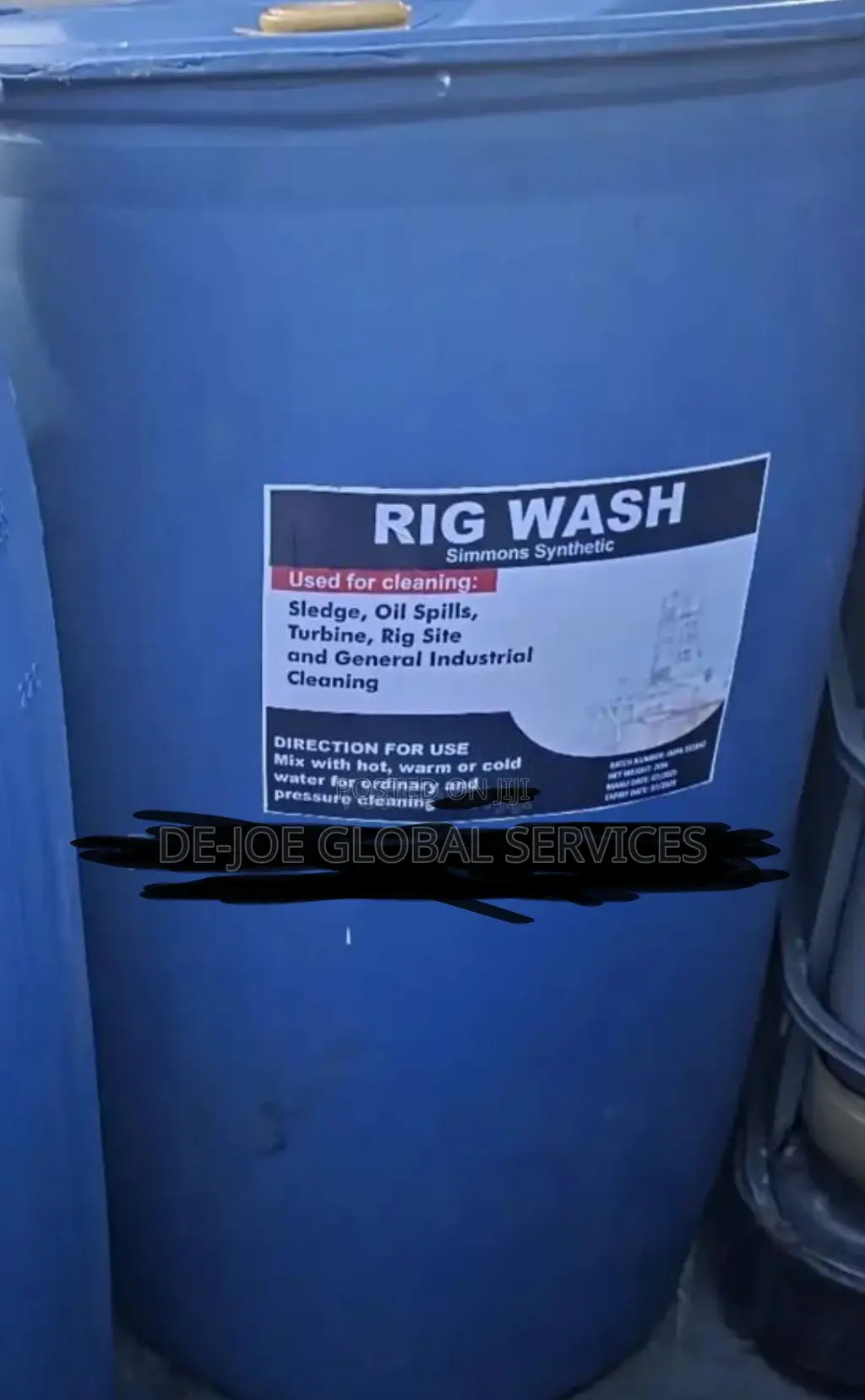 Heavy Duty Industrial Cleaning Degreaser ( Rig Wash ) - DE-JOE GLOBAL ...