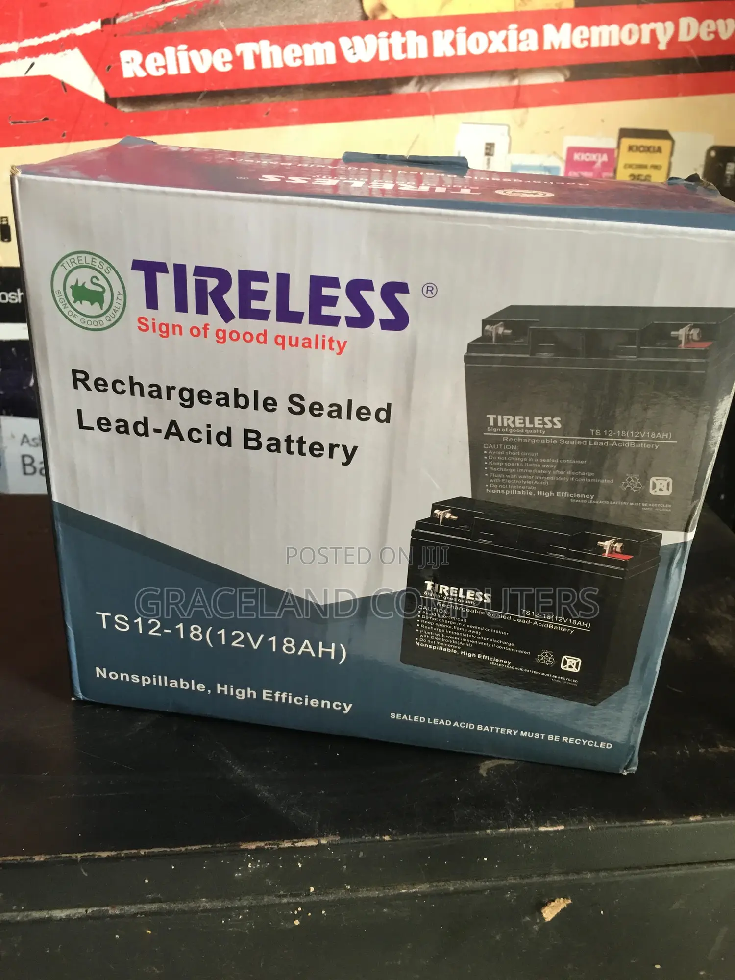 Tireless 12v18ah Rechargeable Sealed Lead Acid Battery