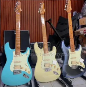 Sky Blue, Milk Colour and Black Seviliana Electric Lead Guitar