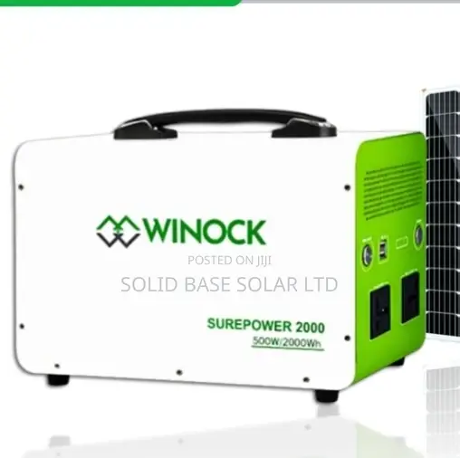 Winock Surepower 2000 Portable Solar Generator for sale - Solid Base Solar  LTD  Price:  465,000 on Jiji.ng [Uyo]