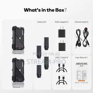 Virris Fh Wireless Hdmi Transmitter and Receiver 300m