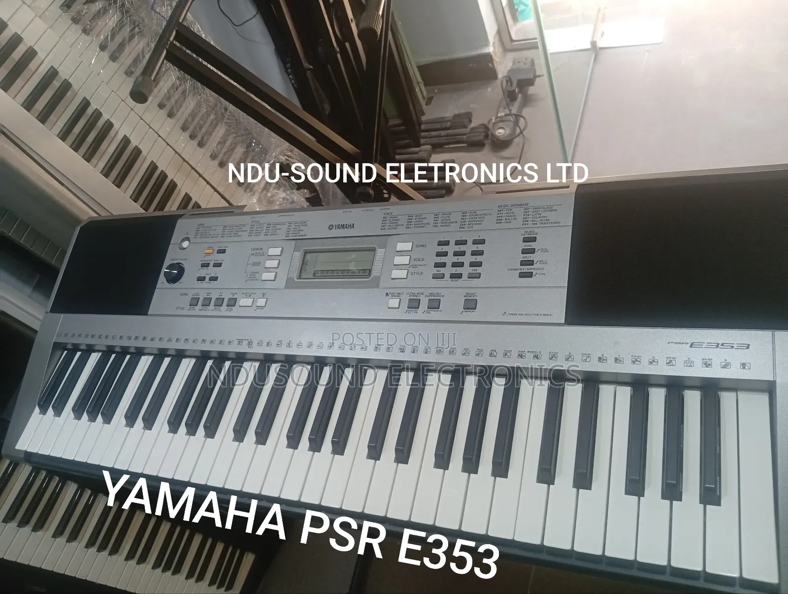Uk Used Yamaha PSR E353