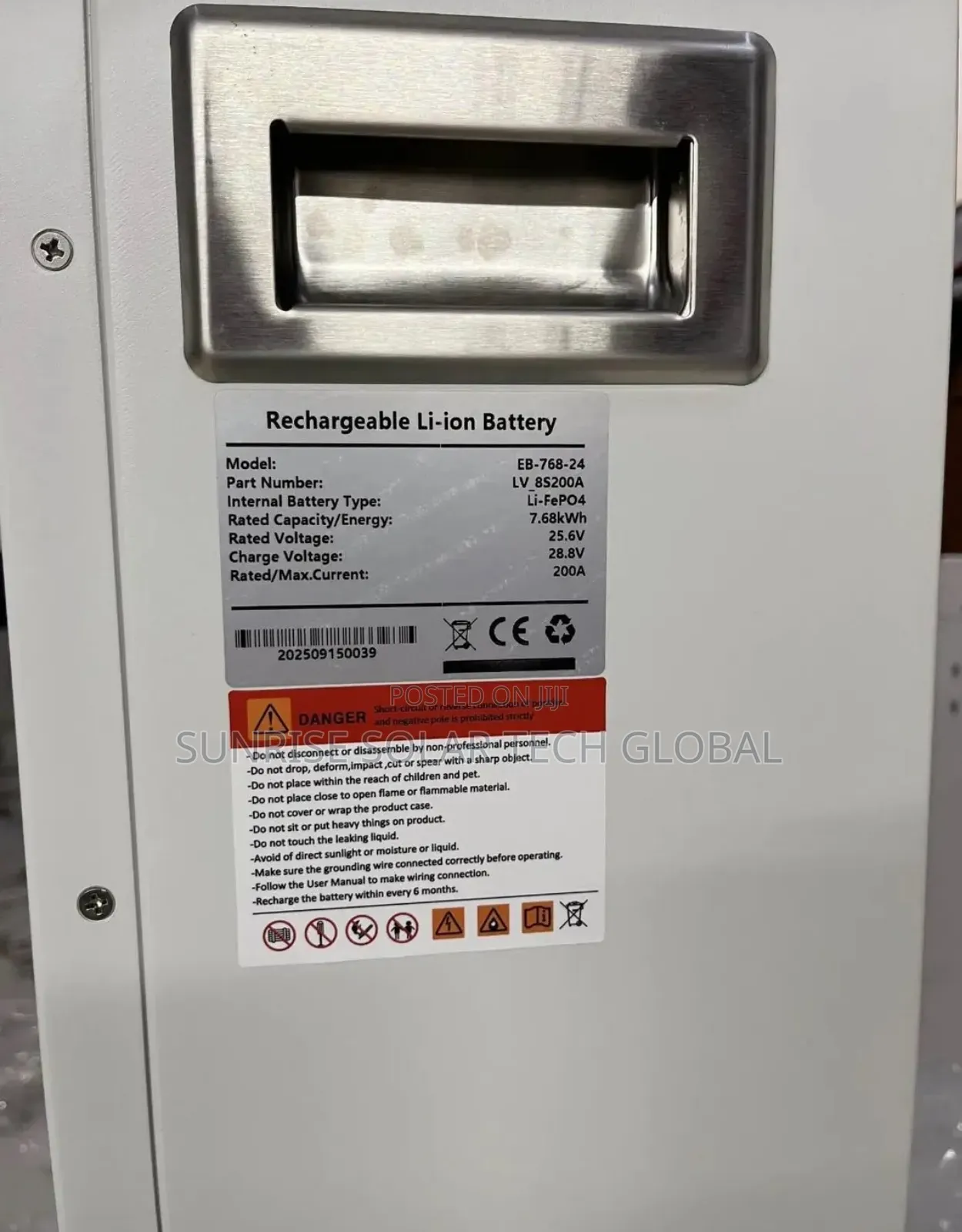 7.6kwh 48 Luxsun Lithium Battery