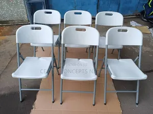 White Plastic Folding Chairs
