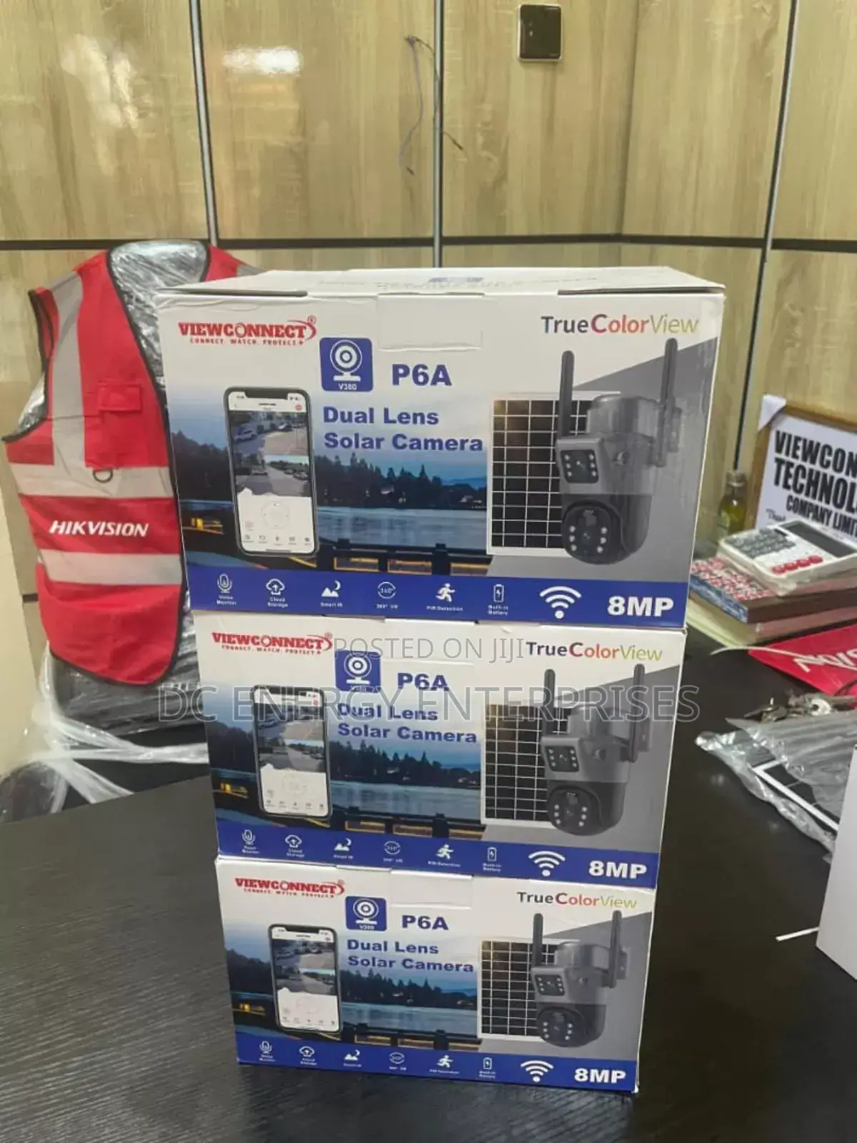 Dual Lens Solar CCTV Camera