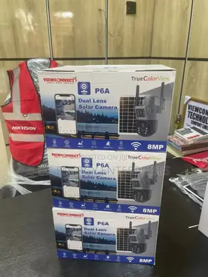 Dual Lens Solar CCTV Camera