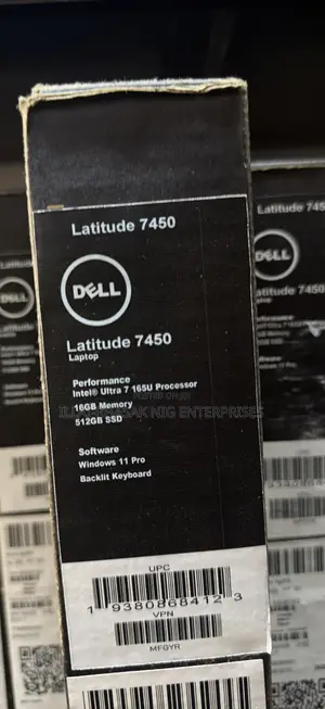 New Laptop Dell Latitude 7450 16GB Intel Core Ultra 7 SSD 512GB