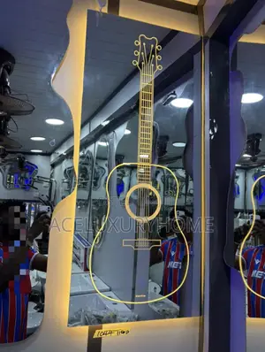Mirror Led Light With Guitar