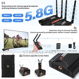 Bovbox Wireless Hdmi Transmitter and Receiver,250m(820ft)