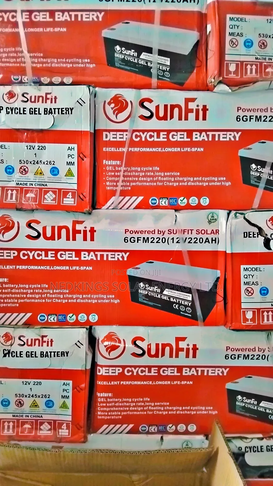 Sunfit 200ah 12v Dry Cell Battery