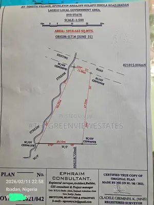 2 Plots of Land in Afunleyin Akobo